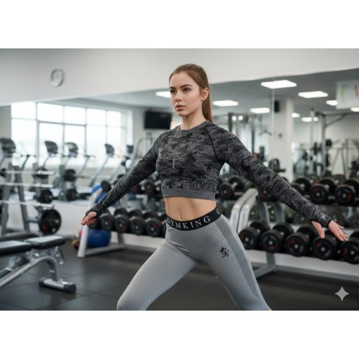 Crivit szürke felső