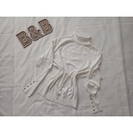 Fehér garbós felső