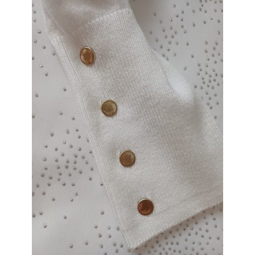 Fehér garbós felső