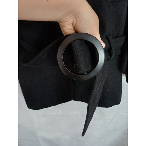 Clockhouse fekete szövetkabát