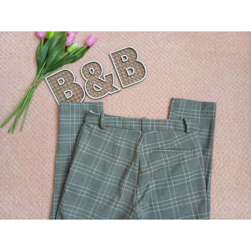 H&M világosszürke kockás nadrág