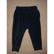 Sötétkék bársony  jellegű nadrág 86