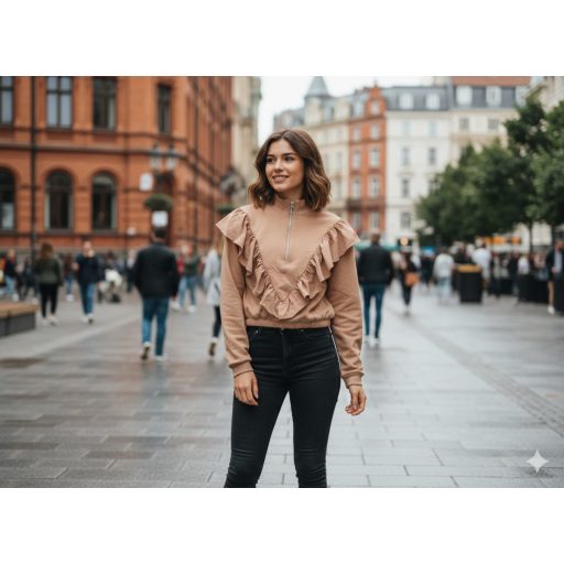 Bershka rövid pulcsi