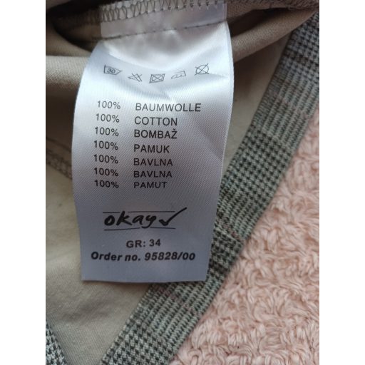 Okay kockás blézer